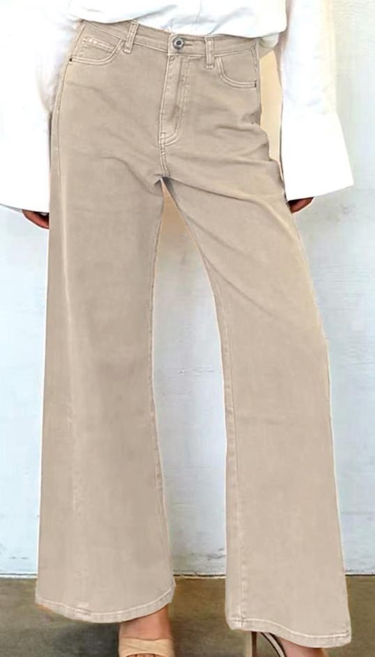 Color Hose mit weitem Bein