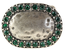 Lade das Bild in den Galerie-Viewer, Gürtelschließe Rounded Bling - 4 cm