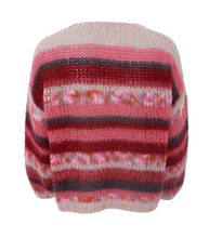 Lade das Bild in den Galerie-Viewer, Offener getragener Cardigan mit Mohair in berryfarben, Wunderwerk Oldenburg