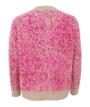 Lade das Bild in den Galerie-Viewer, Pullover in pink Bordeaux und caramel far bend mit Rundhals, Wunderwerk Oldenburg