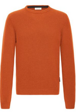 Lade das Bild in den Galerie-Viewer, orangefarbener Lamm Woll Pullover mit Rundhals, wunderwerk Oldenburg