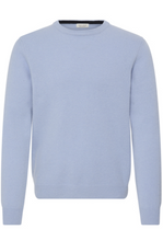 Lade das Bild in den Galerie-Viewer, Hellblauer Lamm Woll Pullover mit Rundhals, wunderwerk Oldenburg