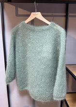 Lade das Bild in den Galerie-Viewer, Kurzarmpullover mit Mohair