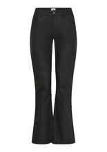Lade das Bild in den Galerie-Viewer, Beschichtete schwarze Hose mit geradem Beinverlauf, Wunderwerk Oldenburg