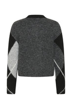 Lade das Bild in den Galerie-Viewer, Agyle Muster Pullover in grey melange Wunderwerk Oldenburg
