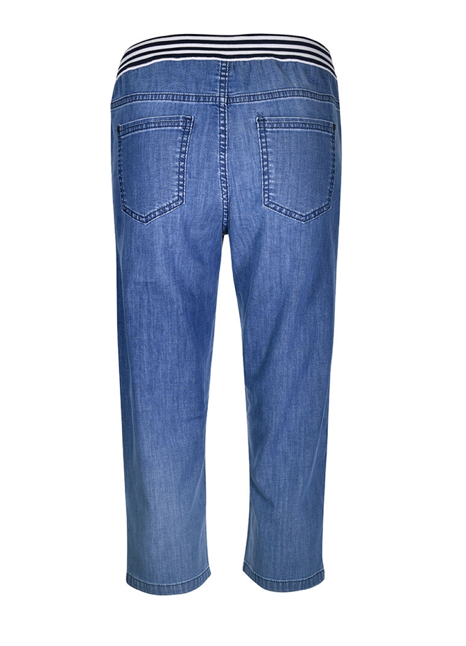 Verkürzte schmale jeans mit gestreiftem Gummibund, Wunderwerk Oldenburg
