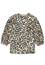 Lade das Bild in den Galerie-Viewer, Leobluse mit weiten verkürzten Ärmeln und Rundhalsausschnitt, Wunderwerk Oldenburg