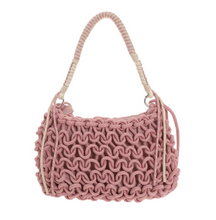 Lade das Bild in den Galerie-Viewer, Häkeltasche in rose mit Reißverschluss und kleinem Henkel, Wunderwerk Oldenburg