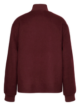 Lade das Bild in den Galerie-Viewer, Kurze Wolljacke mit Reißverschluss in der Farbe Beere Wunderwerk Oldenburg