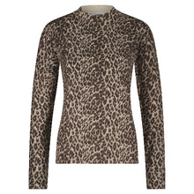 Lade das Bild in den Galerie-Viewer, Pullover animal print red button Wunderwerk oldenburg