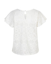 Lade das Bild in den Galerie-Viewer, Top Ajour Ruffle Blusenshirt