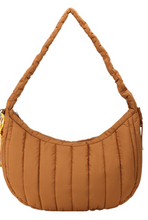 Lade das Bild in den Galerie-Viewer, Stofftasche XXL gesteppt in der Farbe Camel Wunderwerk Oldenburg