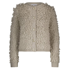 Lade das Bild in den Galerie-Viewer, Strickjacke Loop stone red button Wunderwerk oldenburg