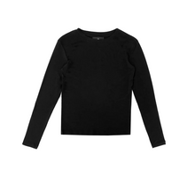 Lade das Bild in den Galerie-Viewer, Langarmshirt in black mit Rundhals, Wunderwerk Oldenburg