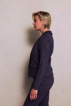 Lade das Bild in den Galerie-Viewer, Blazer in grau mit zebra Design Wunderwerk Oldenburg