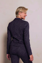 Lade das Bild in den Galerie-Viewer, Blazer in grau mit zebra Design Wunderwerk Oldenburg