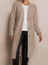 Lade das Bild in den Galerie-Viewer, Grauer lange Strickcardigan Wunderwerk Oldenburg