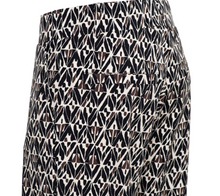 Lade das Bild in den Galerie-Viewer, Gemusterte Stoffhose in schwarz creme braun, Wunderwerk Oldenburg