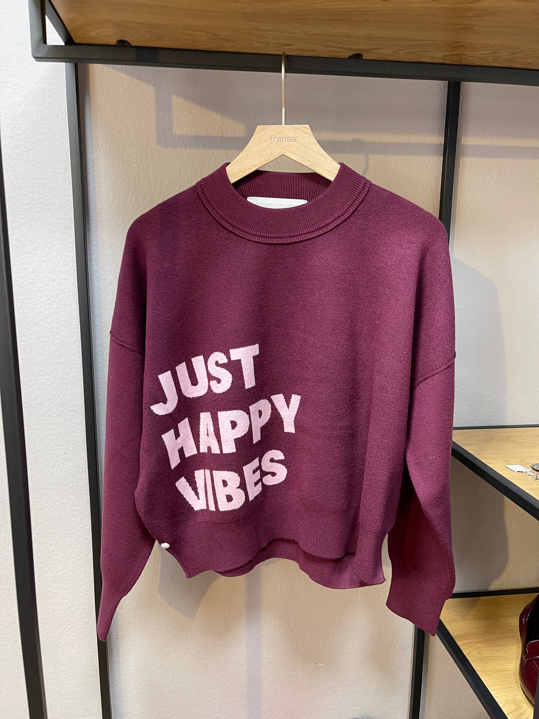 Pullover JUST HAPPY VIBES
