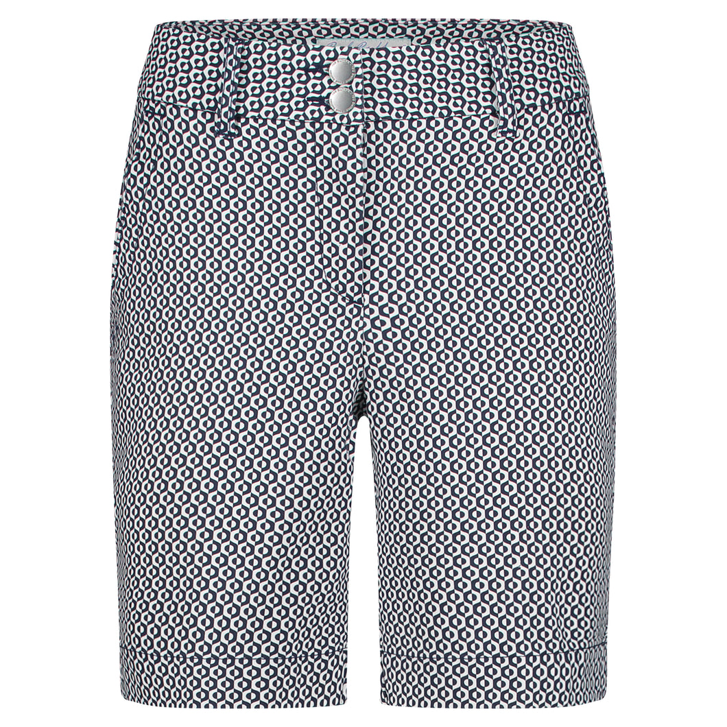 Shorts mit dunkelblauem Muster, Wunderwerk Oldenburg