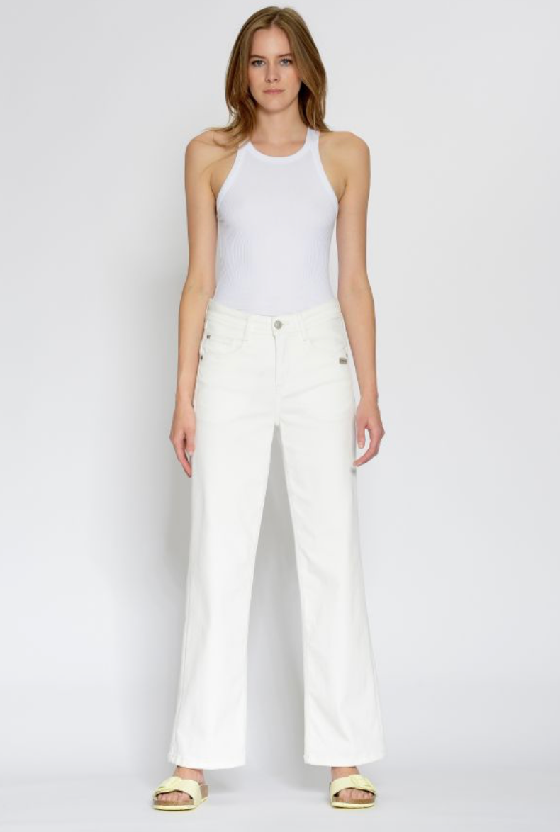 Gang 94Amelie Wide fit Jeans - offwhite