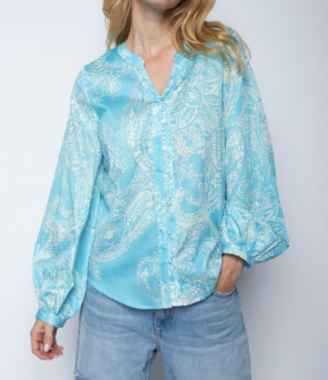 Bluse mit Paisleymuster