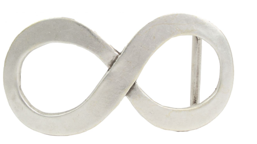 Gürtelschließe Infinity  - 4cm