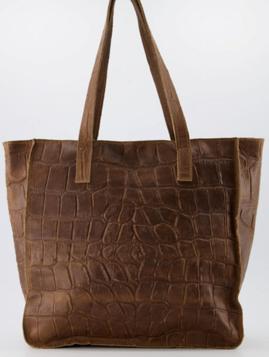 Cleo Croco Ledertasche