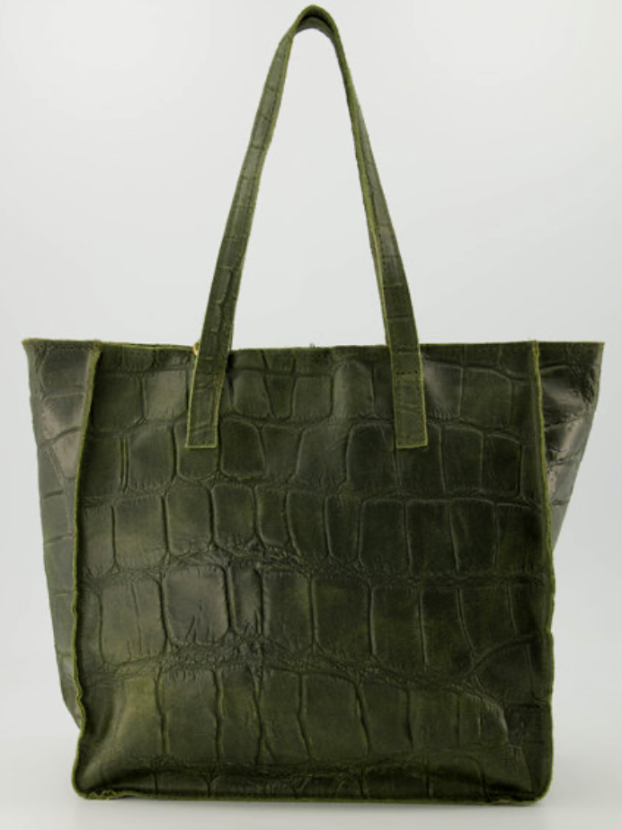 Cleo Croco Ledertasche