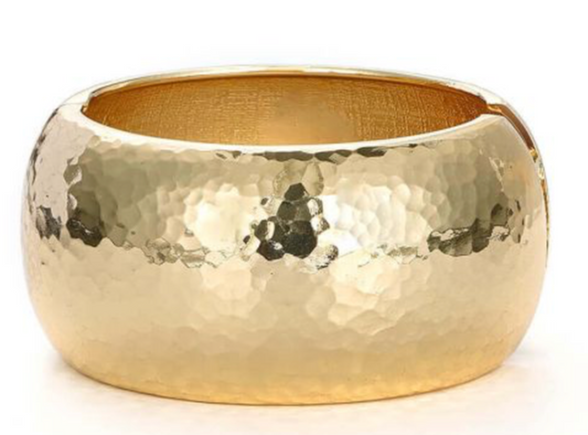 Armreif Hammered Gold