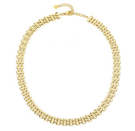Lumi Mesh Kette Gold