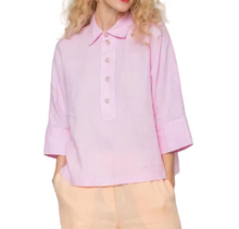 Lade das Bild in den Galerie-Viewer, Oversize Leinenbluse
