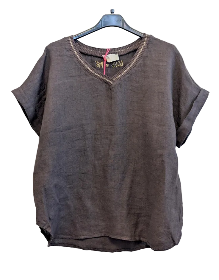 Leinenshirt "LOVE ME"