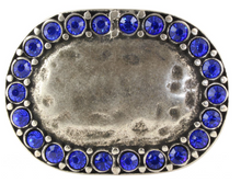 Lade das Bild in den Galerie-Viewer, Gürtelschließe Rounded Bling - 4 cm
