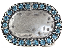 Lade das Bild in den Galerie-Viewer, Gürtelschließe Rounded Bling - 4 cm
