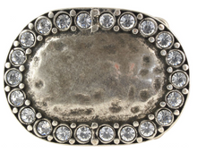 Lade das Bild in den Galerie-Viewer, Gürtelschließe Rounded Bling - 4 cm

