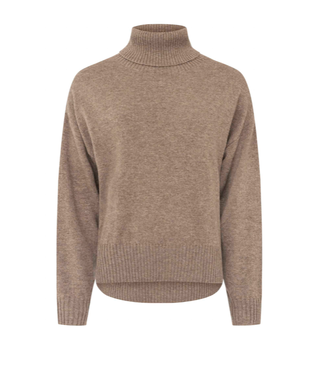 Zwillingsherz Boxy Rollneck Pullover