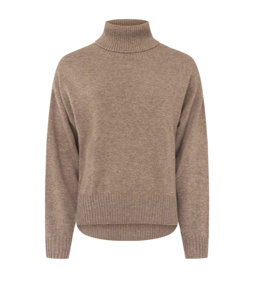 Zwillingsherz Boxy Rollneck Pullover