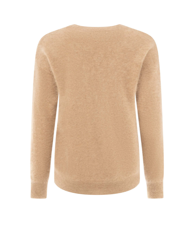 Zwillingsherz Brushed Rundhals Pullover