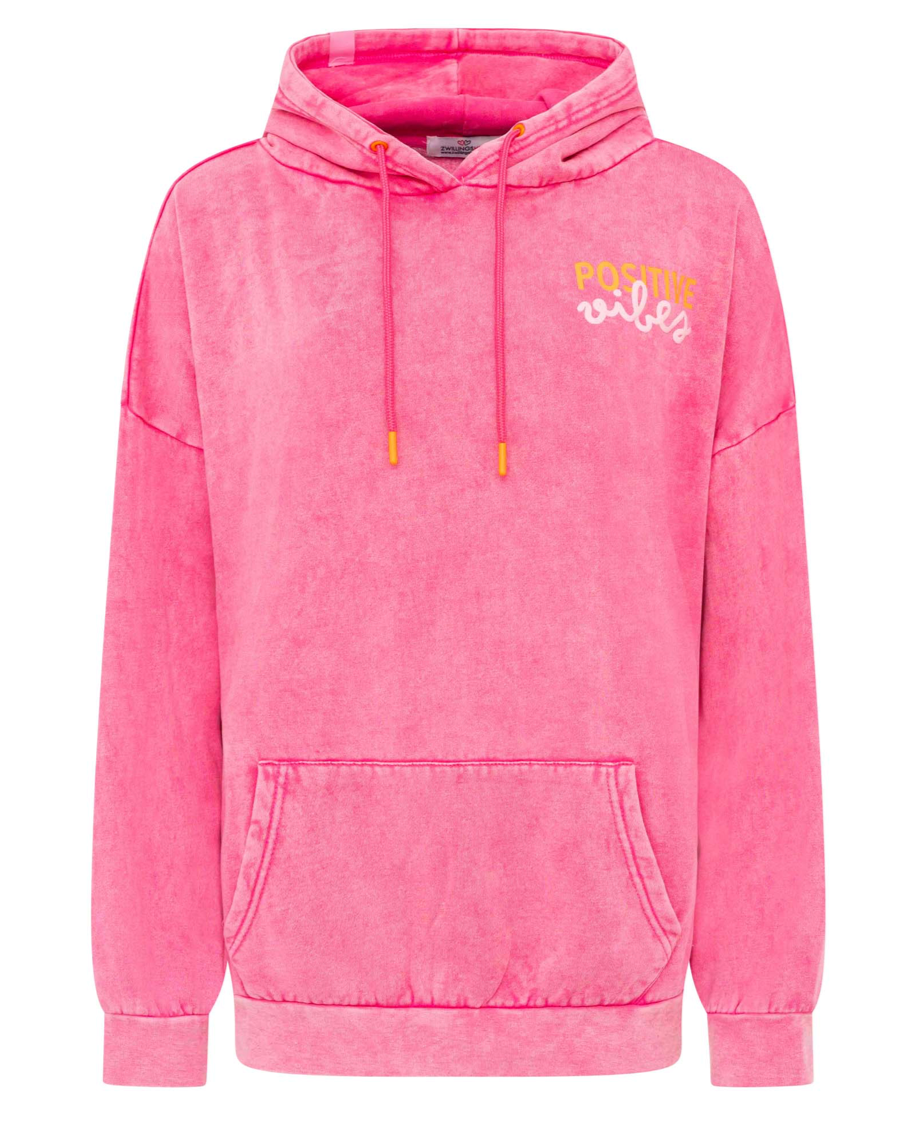 Zwillingsherz Hoodie Washed Neon