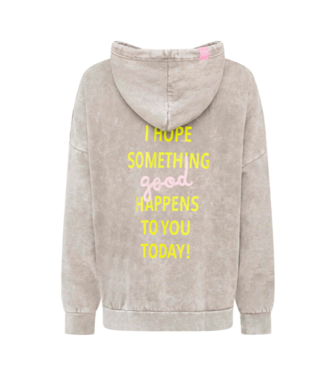 Zwillingsherz Hoodie Washed Neon