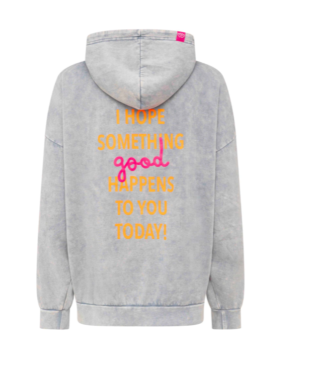 Zwillingsherz Hoodie Washed Neon