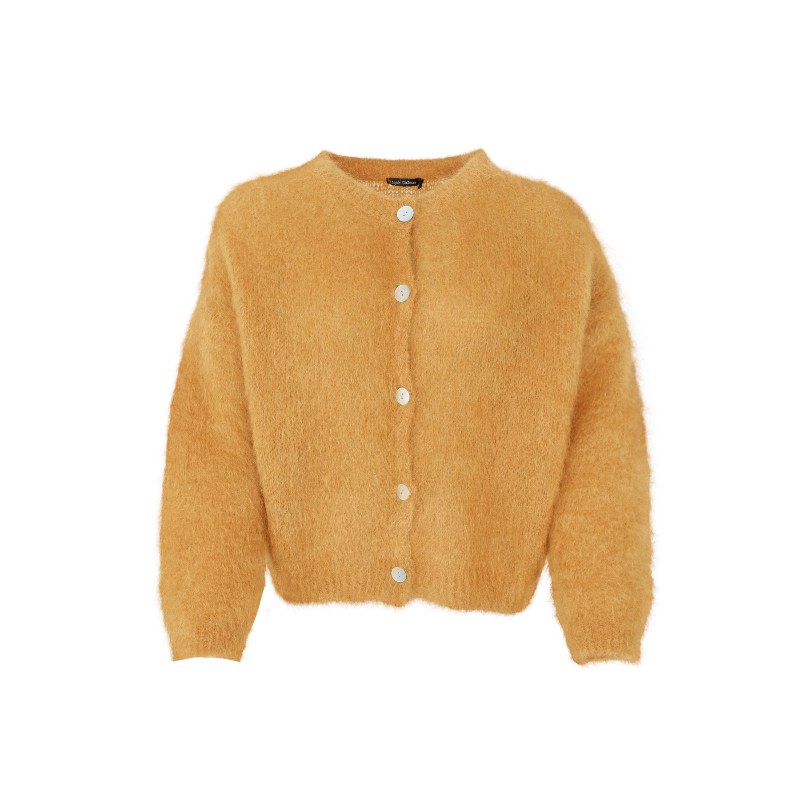 Mohair-Cardigan mit weicher, flauschiger Oberfläche und Knopfleiste, Wunderwerk Oldenburg