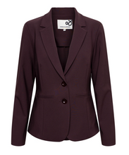 Lade das Bild in den Galerie-Viewer, &amp;CO WomanPhileine Heavy Travel Blazer in der Farbe aubergine Wunderwerk Oldenburg

