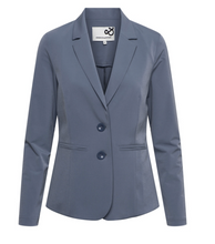 Lade das Bild in den Galerie-Viewer, Klassischer Blazer in einem taubenblau mit 2 Knöpfen, Wunderwerk Oldenburg
