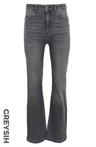 Graue Jeans mit ausgestelltem Bein von DNM Pure, Wunderwerk Oldenburg