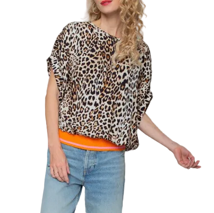 Kurzarm Leo Bluse