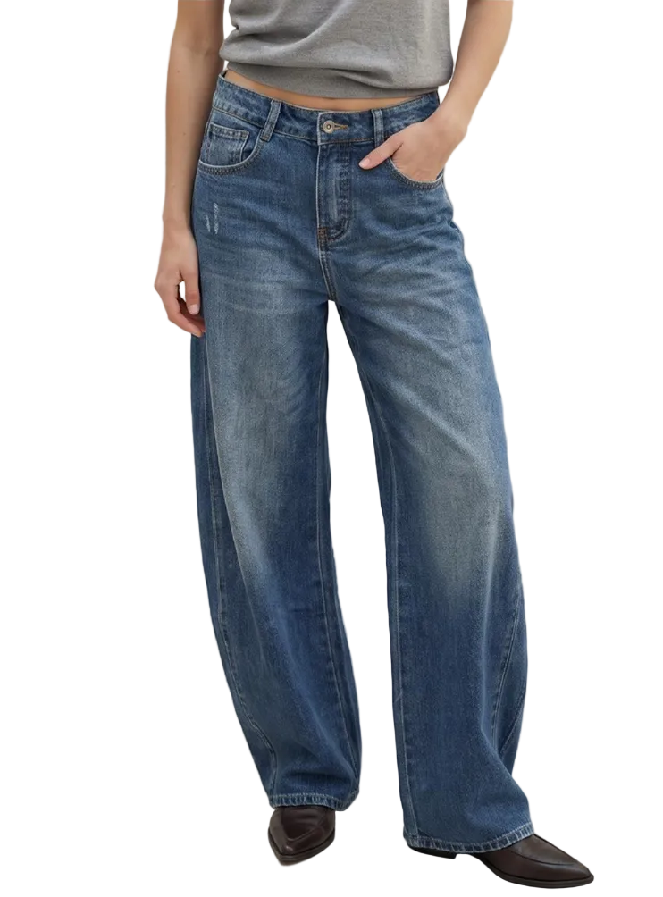 Esvivid Barrel Leg Jeans