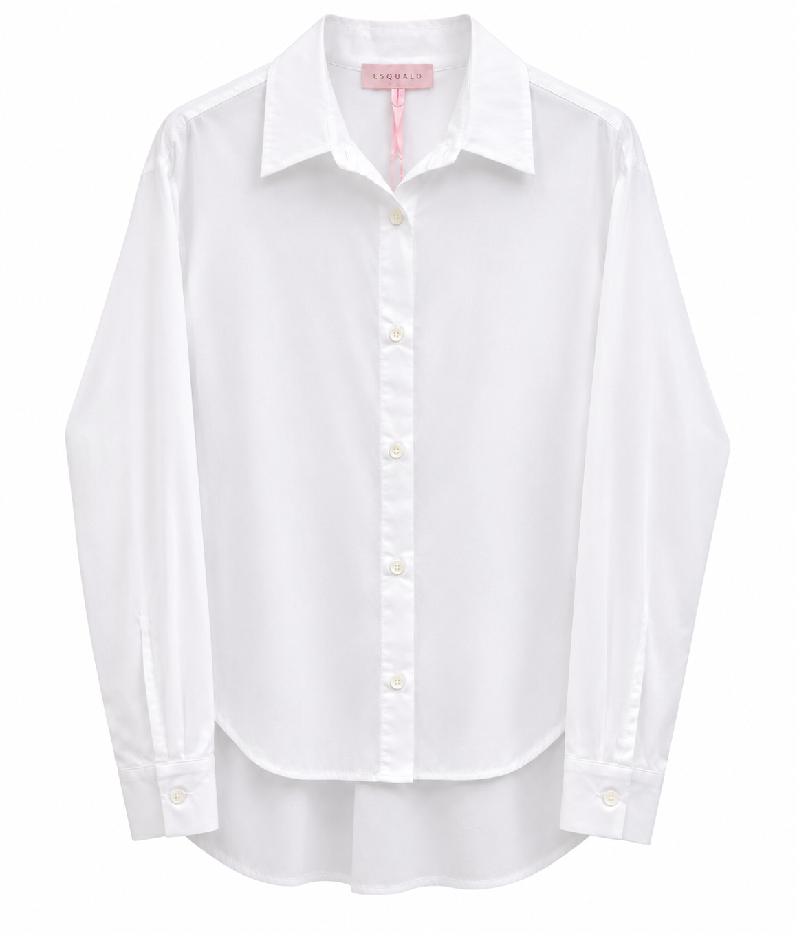 Weisse Oversized-Bluse mit klassischem Hemdkragen, Knopfleiste und langen Ärmeln, Wunderwerk Oldenburg