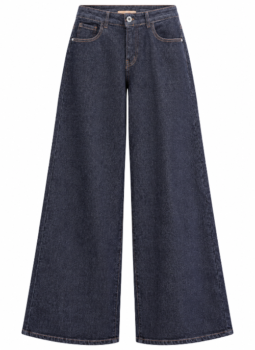 Esvivid Jeans mit weitem Bein